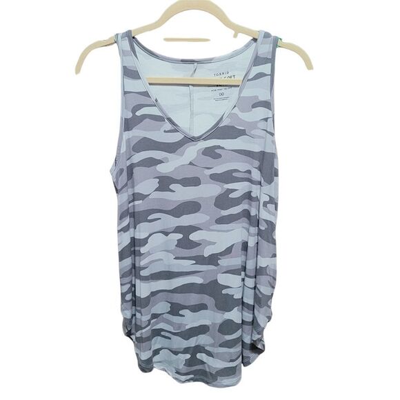 Torrid grey camo active tank - Picture 1 of 1